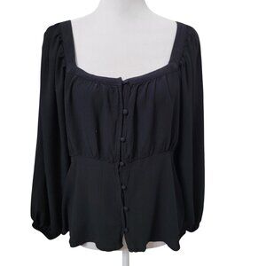Elegant Black Women's Top